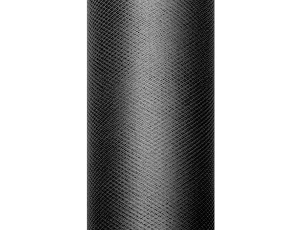 Svatební tyl, šíře 50 cm - černá ( 9 m / rol )