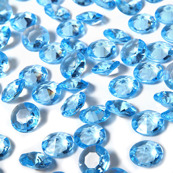 Diamantky, Ø12 mm - světle modrá (100 ks/bal)