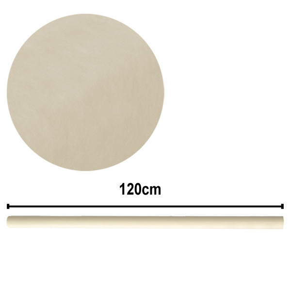 Vlizelin dekorační na stoly, ubrus - 120cm - krémová (10 m/rol)