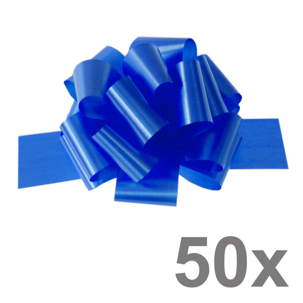Stahovací kokardy Pom Pom 5/150 STAND - modrá (50 ks/bal)
