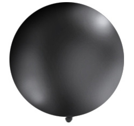 Superbalon PASTEL - Ø100 cm - černá ( 1 ks )